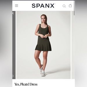 BNWT Spanx Yes Pleats! Dress Medium